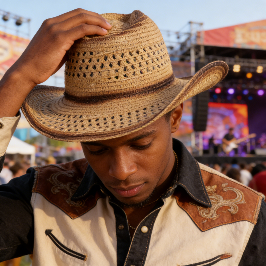 1PC Straw Western Cowboy Hat H - Cowboy Hat Straw incelemesi ve fiyatı