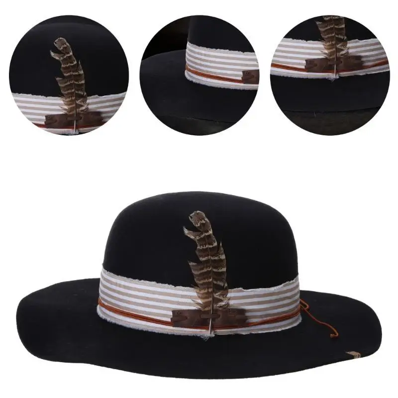 A52E Wool Flat Top Fedora Hat  - Fedora Hat Wool incelemesi ve fiyatı
