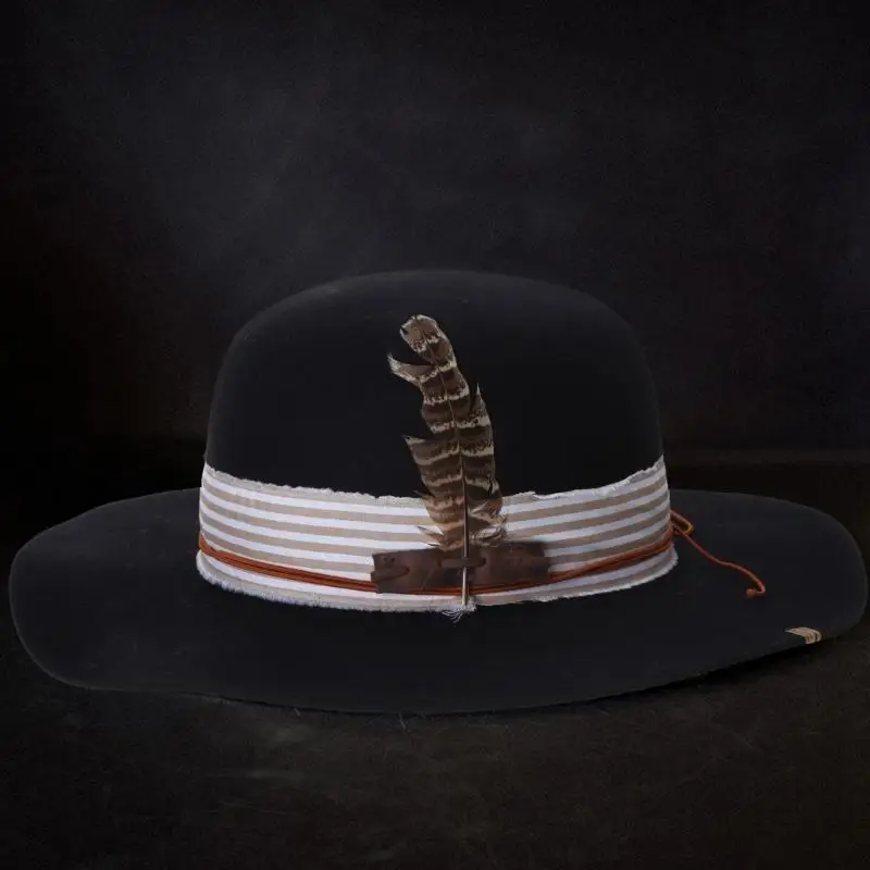 A52E Wool Flat Top Fedora Hat  - Fedora Hat Wool incelemesi ve fiyatı