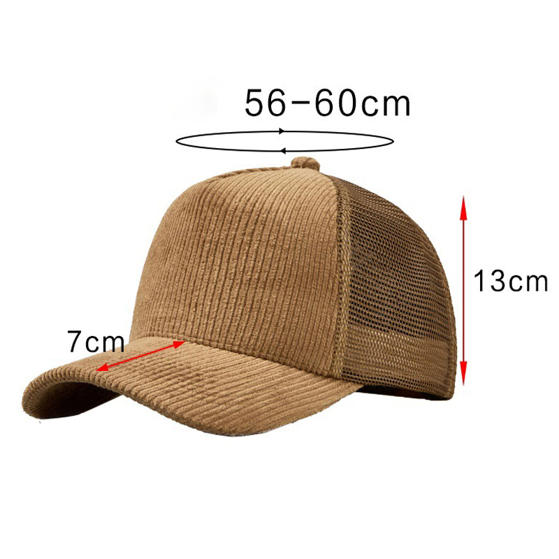 Corduroy Mesh Sport Cap Custom - Corduroy Cap 5 Panel incelemesi ve fiyatı
