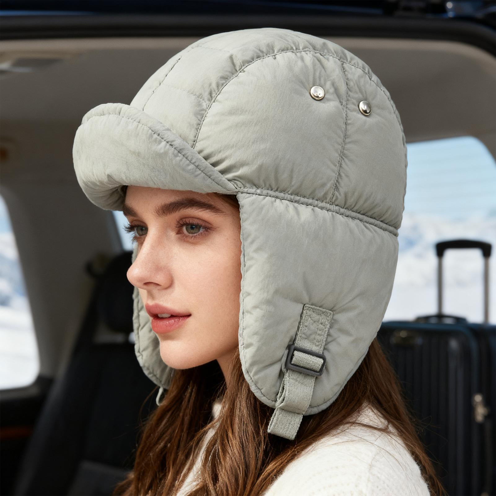 Trapper Hat Warm Headwear With - Trapper Hat Ear Flap incelemesi ve fiyatı