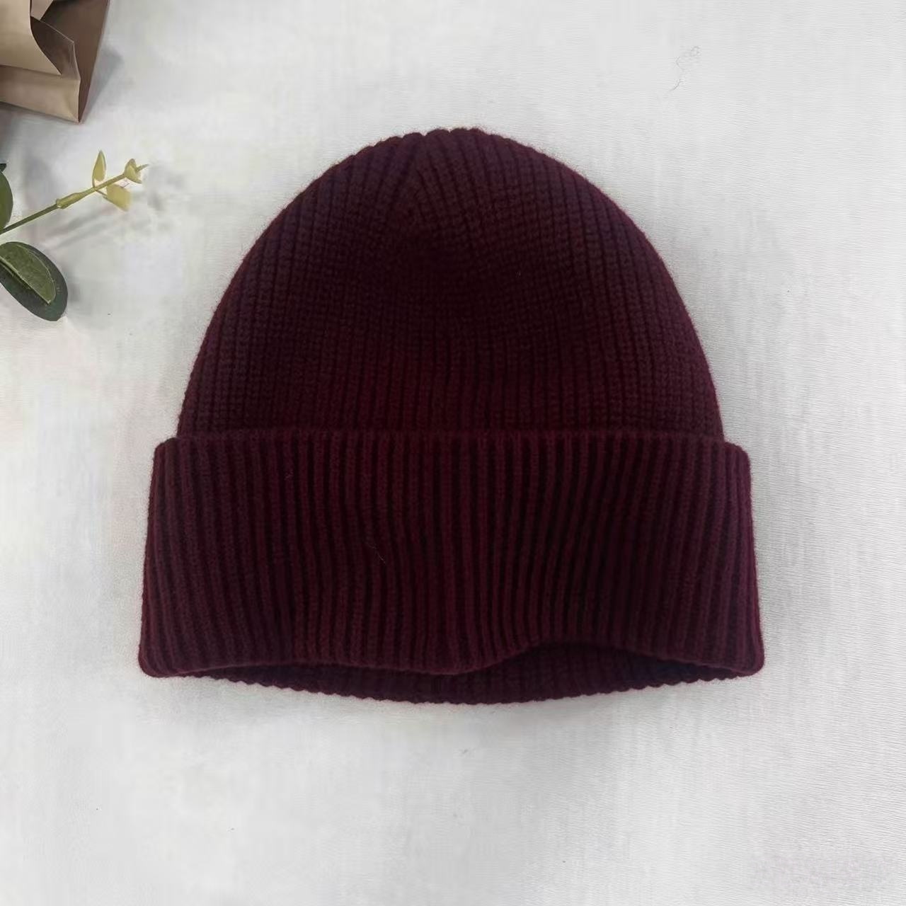 Navy Blue Ribbed Knit Thermal  - Beanie Cuffed Knit incelemesi ve fiyatı