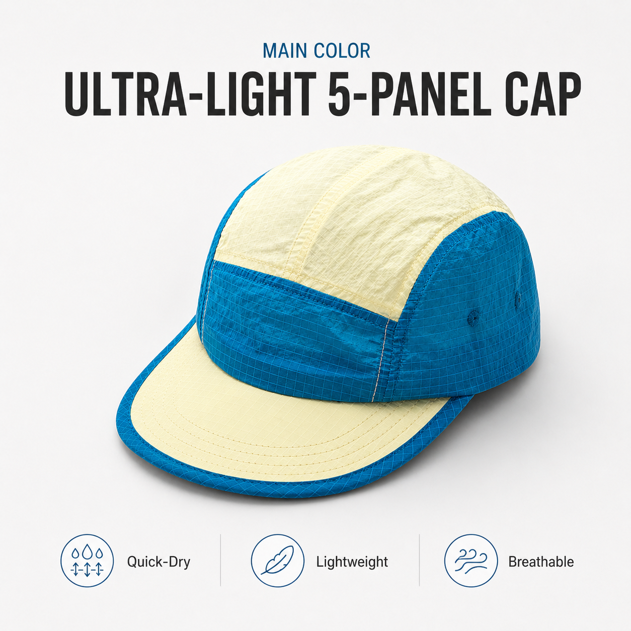 Unisex 5 Panel Camp Cap Ripsto - Corduroy Cap 5 Panel incelemesi ve fiyatı