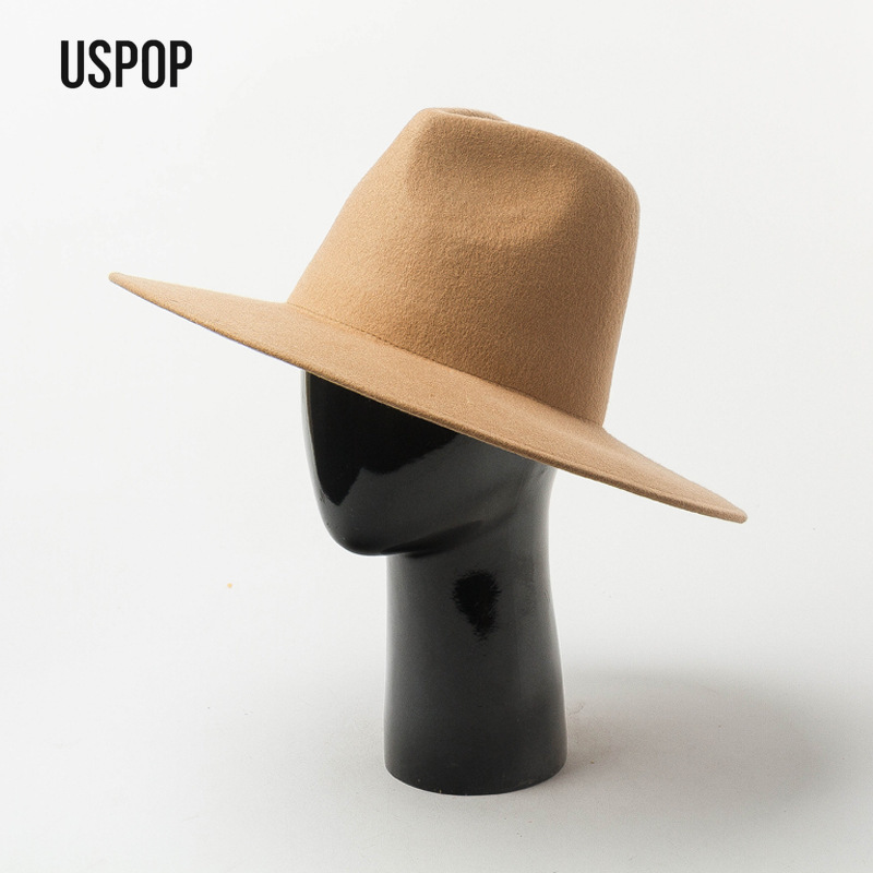 USPOP Autumn Winter Fashion Pl - Fedora Hat Wool incelemesi ve fiyatı