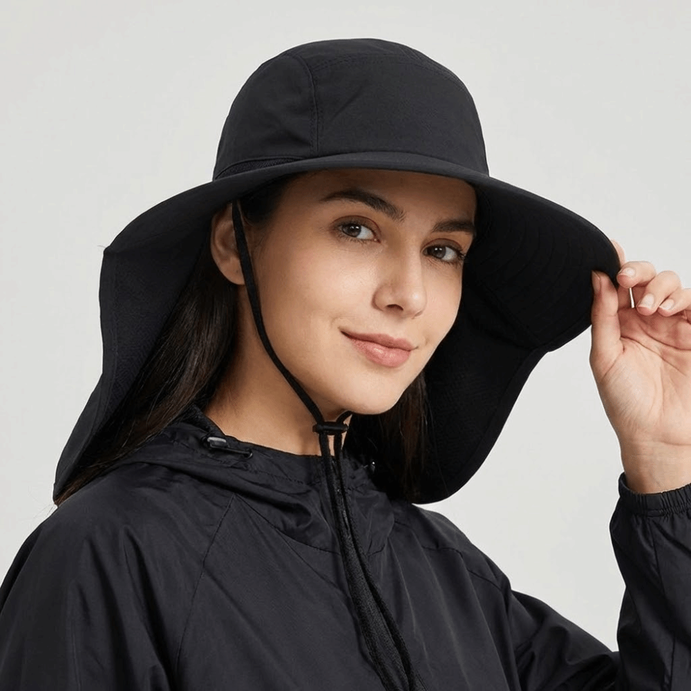 Fashion Wide Brim Outdoor Sun  - Bucket Hat Cotton incelemesi ve fiyatı