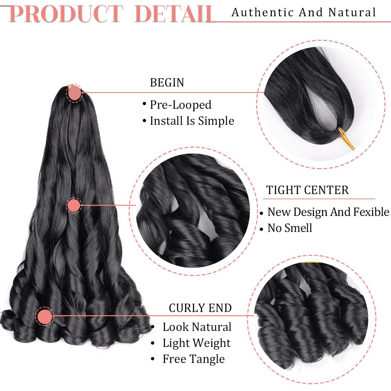French Curly Braiding Hair 12/ - Beret French Wool incelemesi ve fiyatı