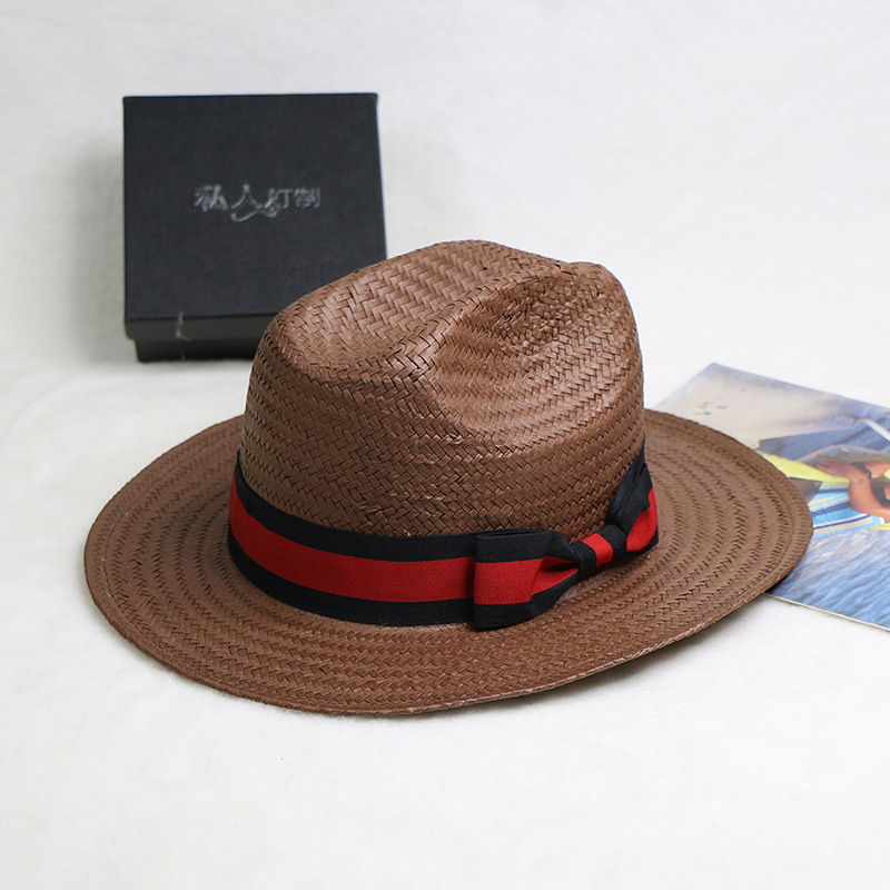 Hand Woven Straw Hat Jazz Cowb - Cowboy Hat Straw incelemesi ve fiyatı