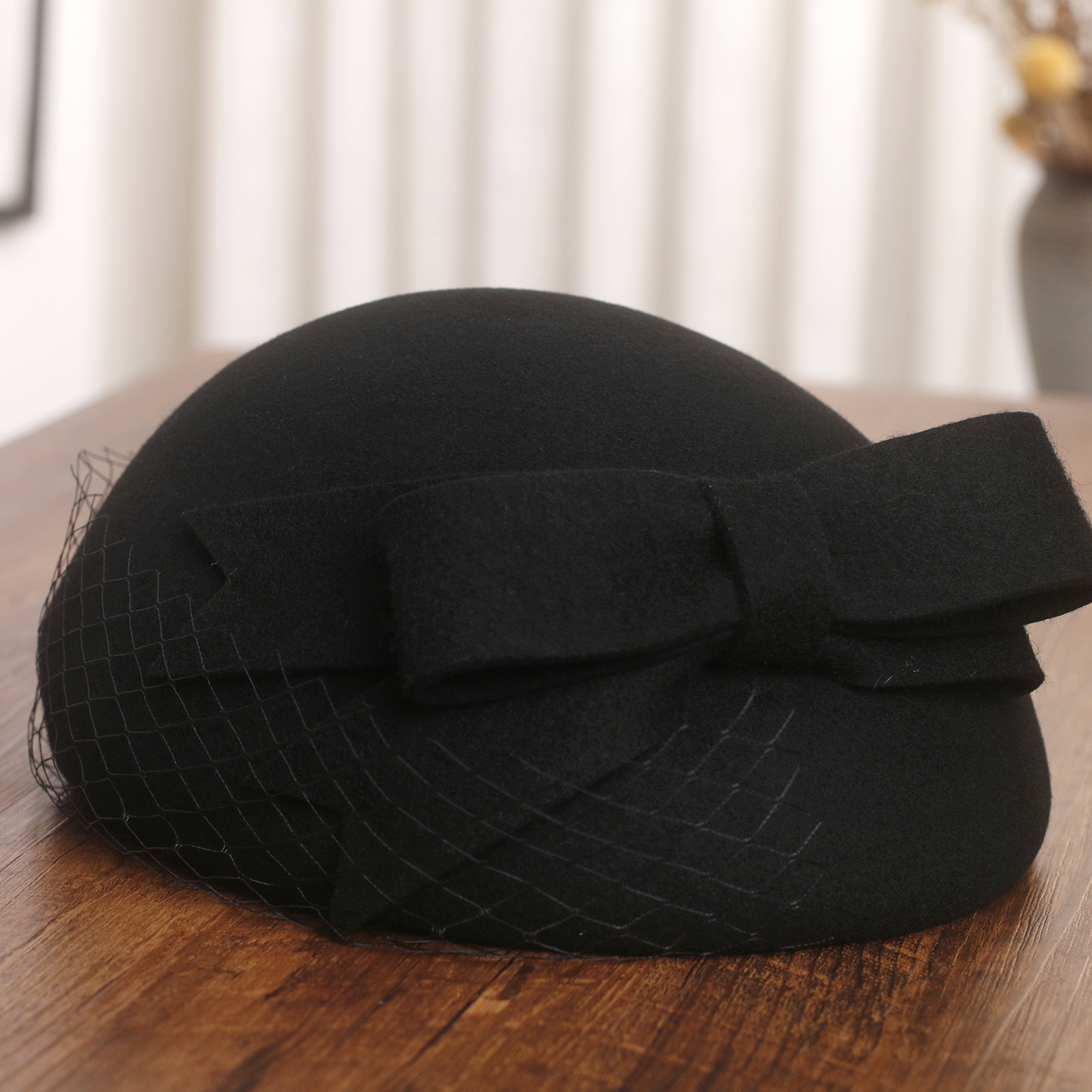 French Elegant Mesh-Bow Wool B - Beret French Wool incelemesi ve fiyatı