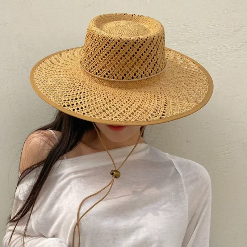 New Hand Woven Hollow Circular - Cowboy Hat Straw incelemesi ve fiyatı