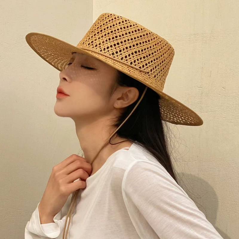 New Hand Woven Hollow Circular - Cowboy Hat Straw incelemesi ve fiyatı