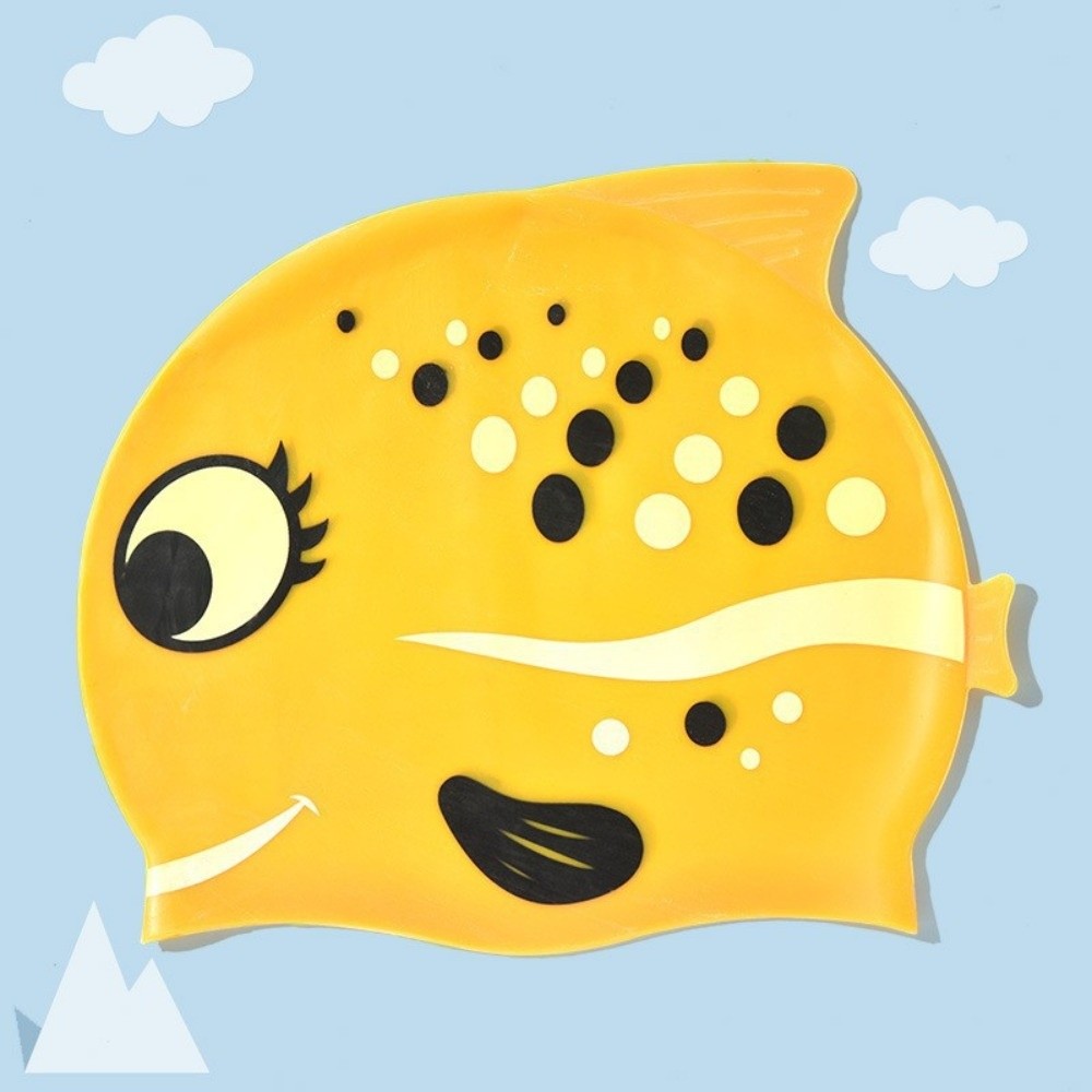 Cute Elastic Children's Swimmi - Swim Hat Silicone incelemesi ve fiyatı