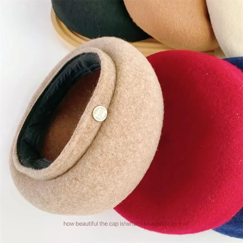 Women French Art Retro Wool Fe - Beret French Wool incelemesi ve fiyatı