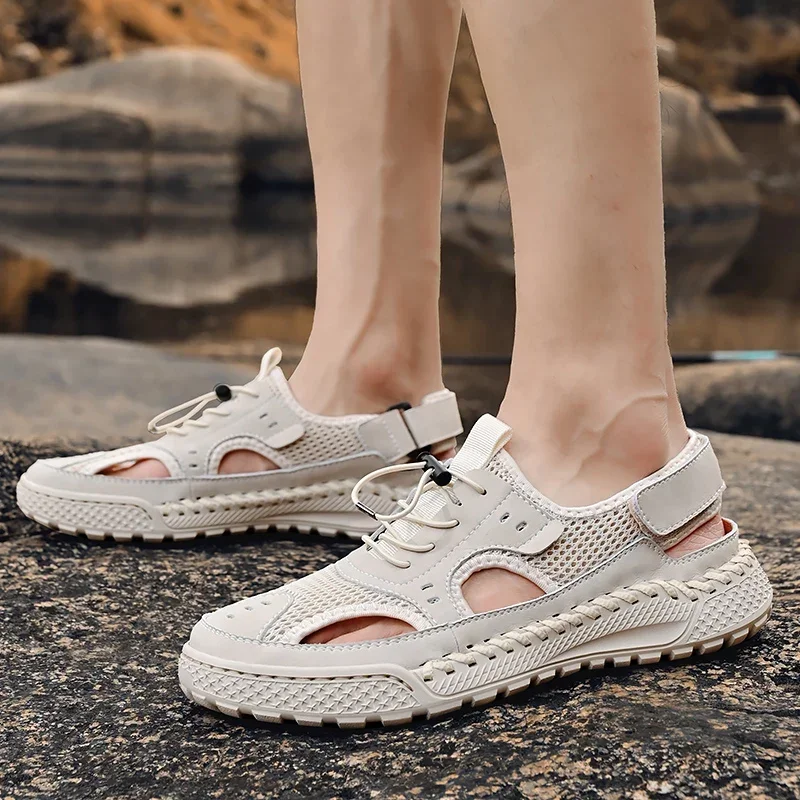 Sandals Men Tide 2025 Summer N - Snapback Hat Flat incelemesi ve fiyatı