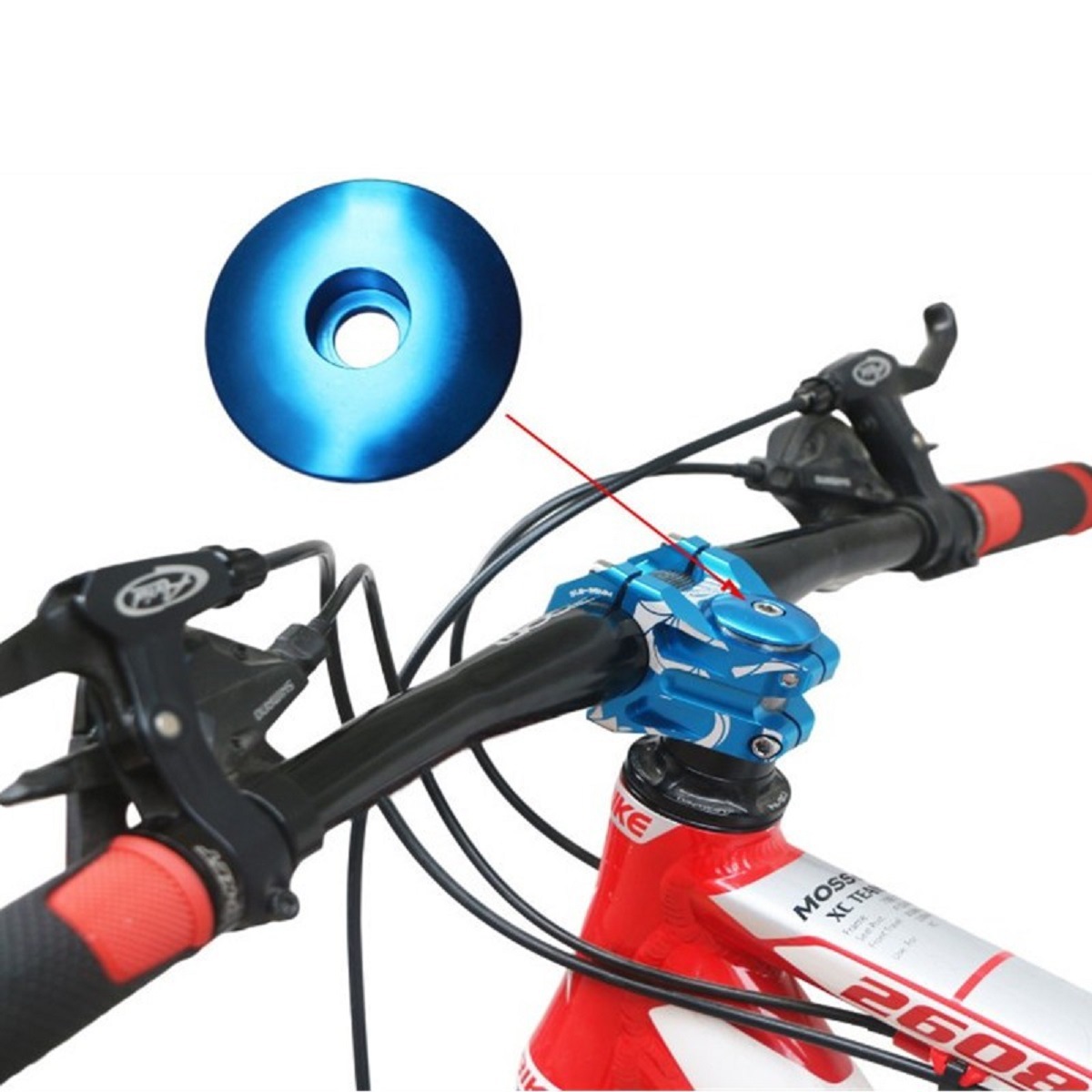 1-1/8 Inch Aluminum Bike Heads - Snapback Hat Flat incelemesi ve fiyatı