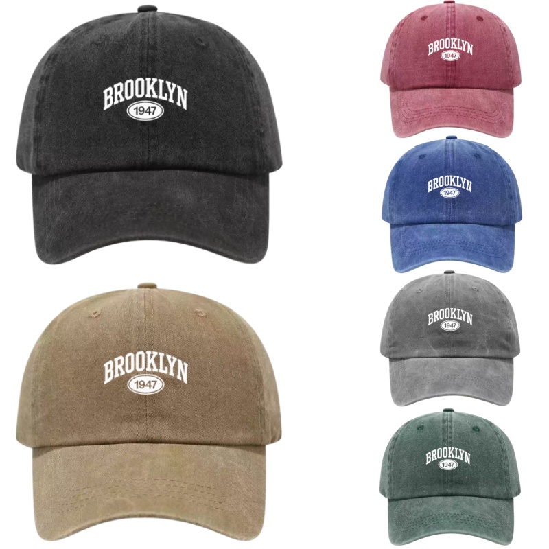 Brooklyn 1947 Printed Washed C - Golf Cap Dad incelemesi ve fiyatı