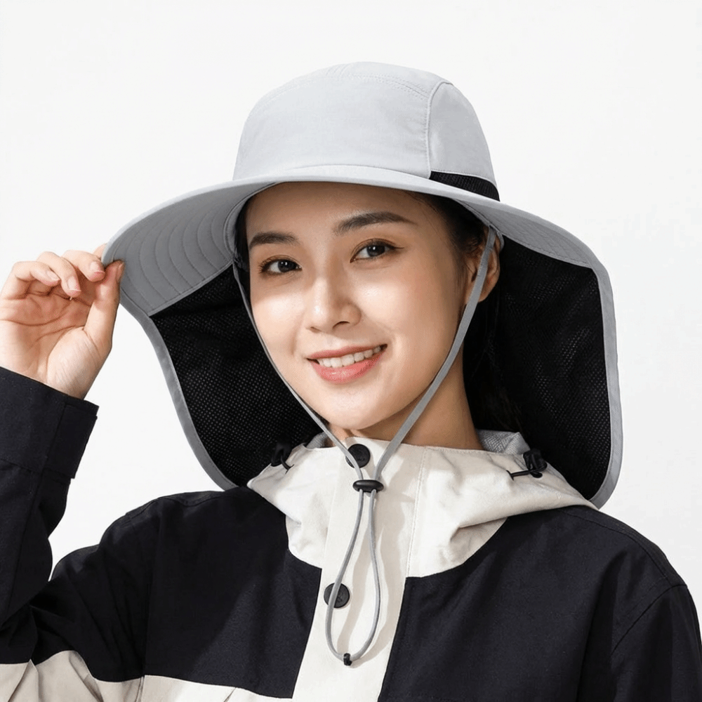 Simple Wide Brim Outdoor Sun H - Bucket Hat Cotton incelemesi ve fiyatı