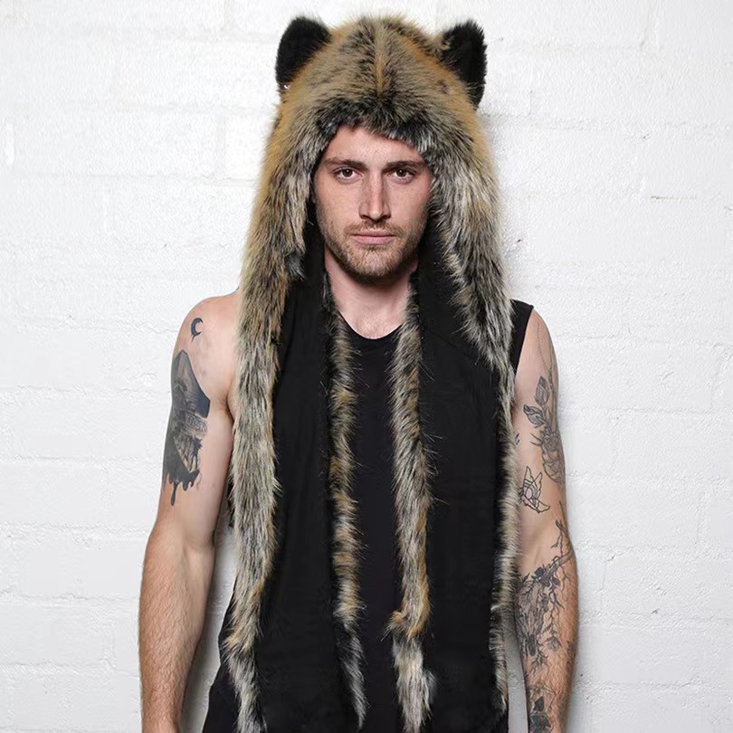 Men/Women Faux Fur Hood Animal - Winter Trapper Hat incelemesi ve fiyatı