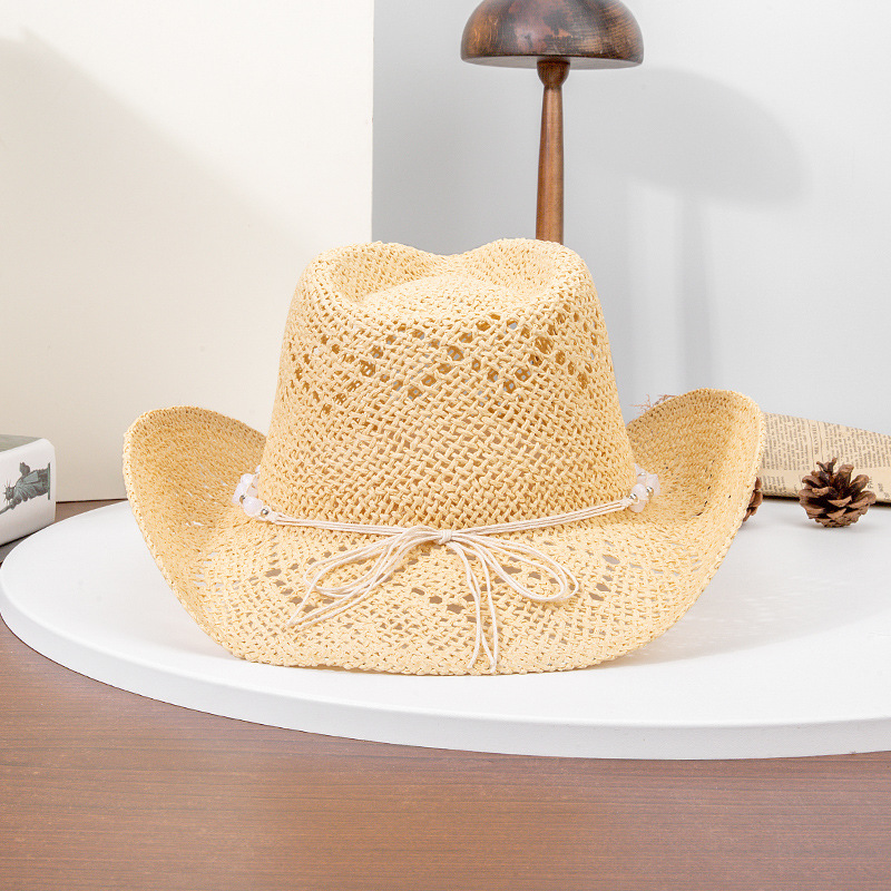 Women Cowboy Hat Unisex Hollow - Cowboy Hat Straw incelemesi ve fiyatı