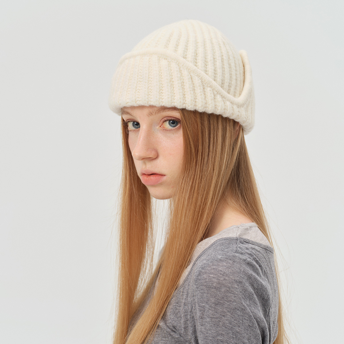 23% Wool Blend Solid Color Pil - Winter Trapper Hat incelemesi ve fiyatı