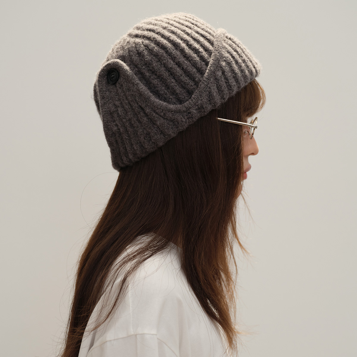 23% Wool Blend Solid Color Pil - Winter Trapper Hat incelemesi ve fiyatı