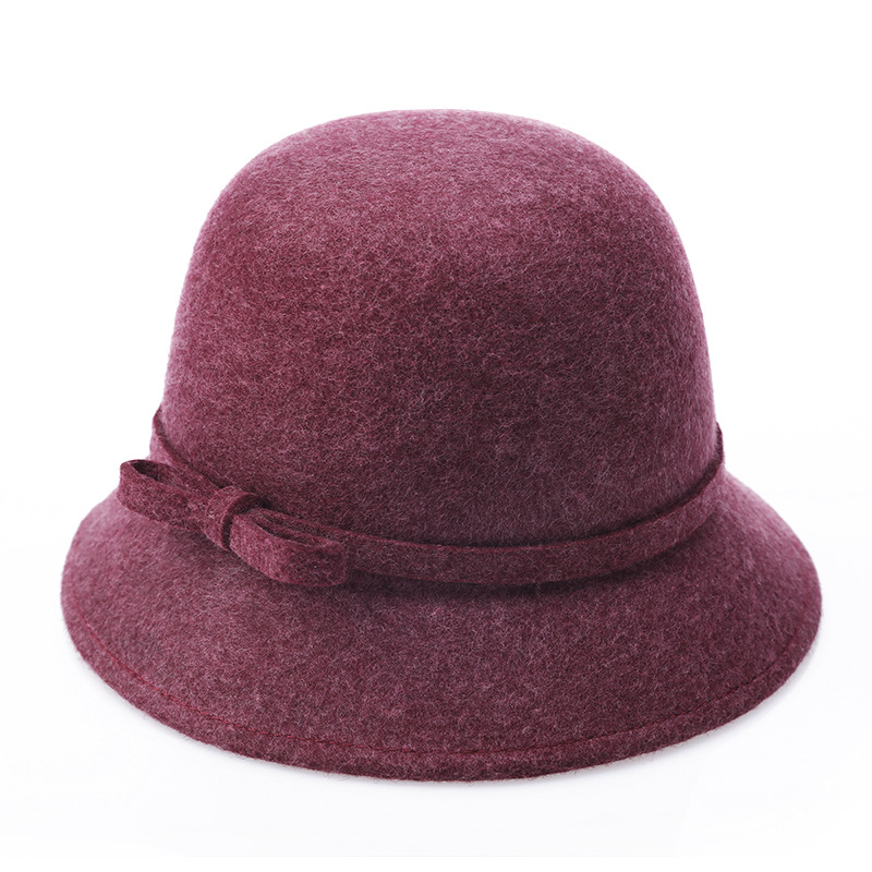 100% Real Wool Women Hats Autu - Fedora Hat Wool incelemesi ve fiyatı