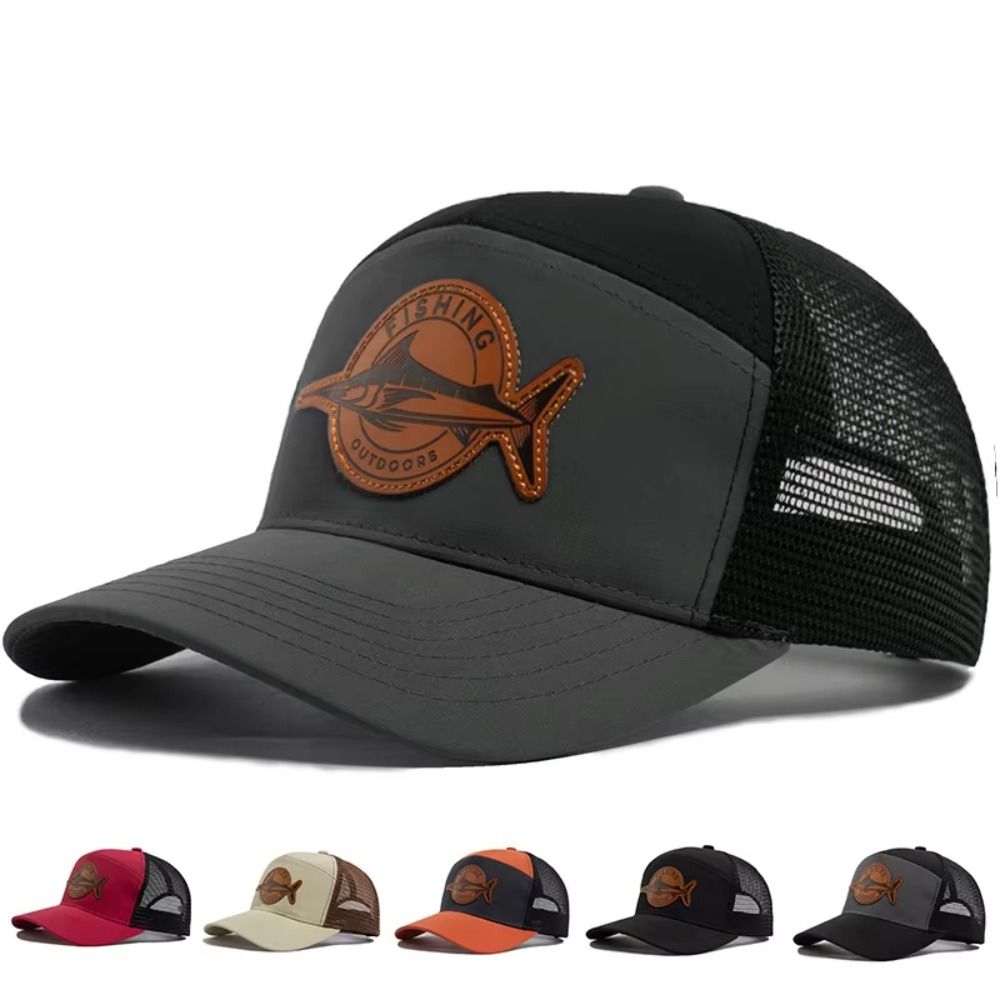 Fashion Shark Pattern Fishing  - Trucker Cap Mesh incelemesi ve fiyatı