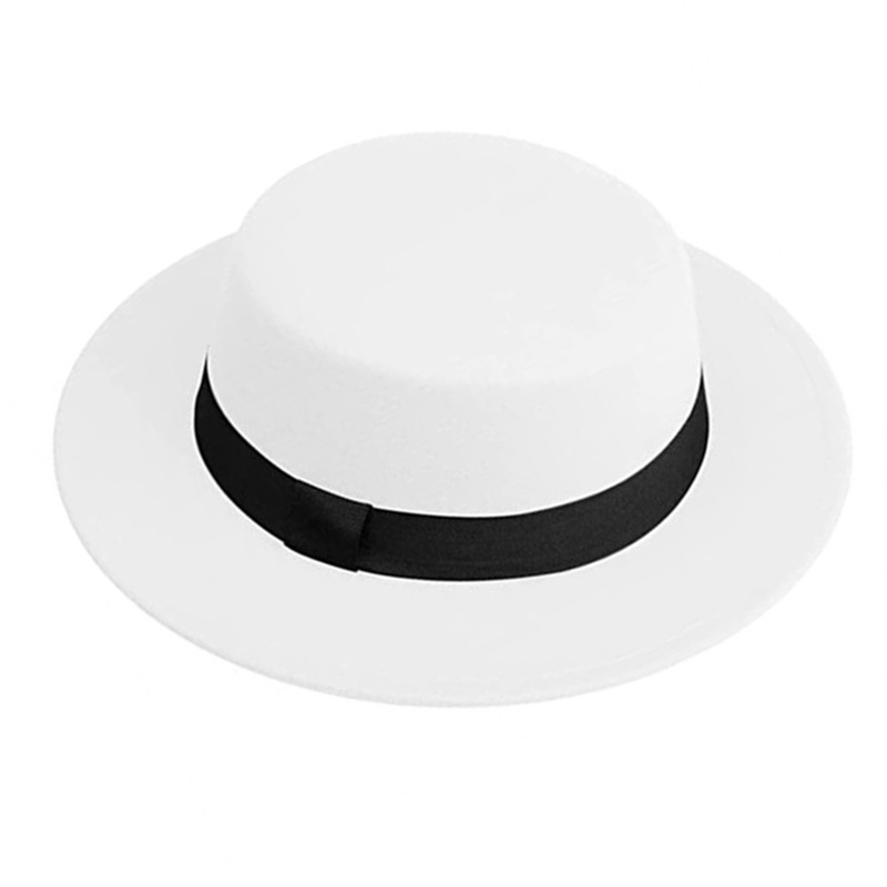Men Women White Fedora Hat Fla - Fedora Hat Wool incelemesi ve fiyatı
