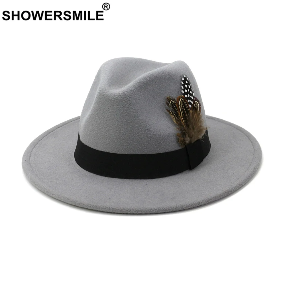 SHOWERSMILE Royal Blue Women M - Fedora Hat Wool incelemesi ve fiyatı