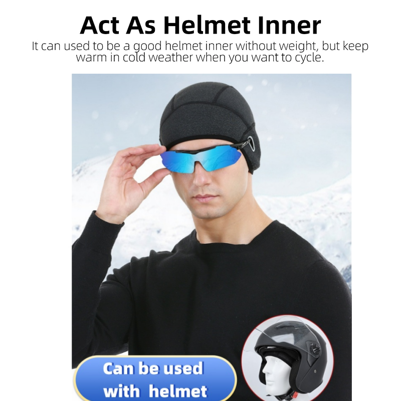 Winter Cycling Warm Cap MTB He - Skull Cap Helmet Liner incelemesi ve fiyatı