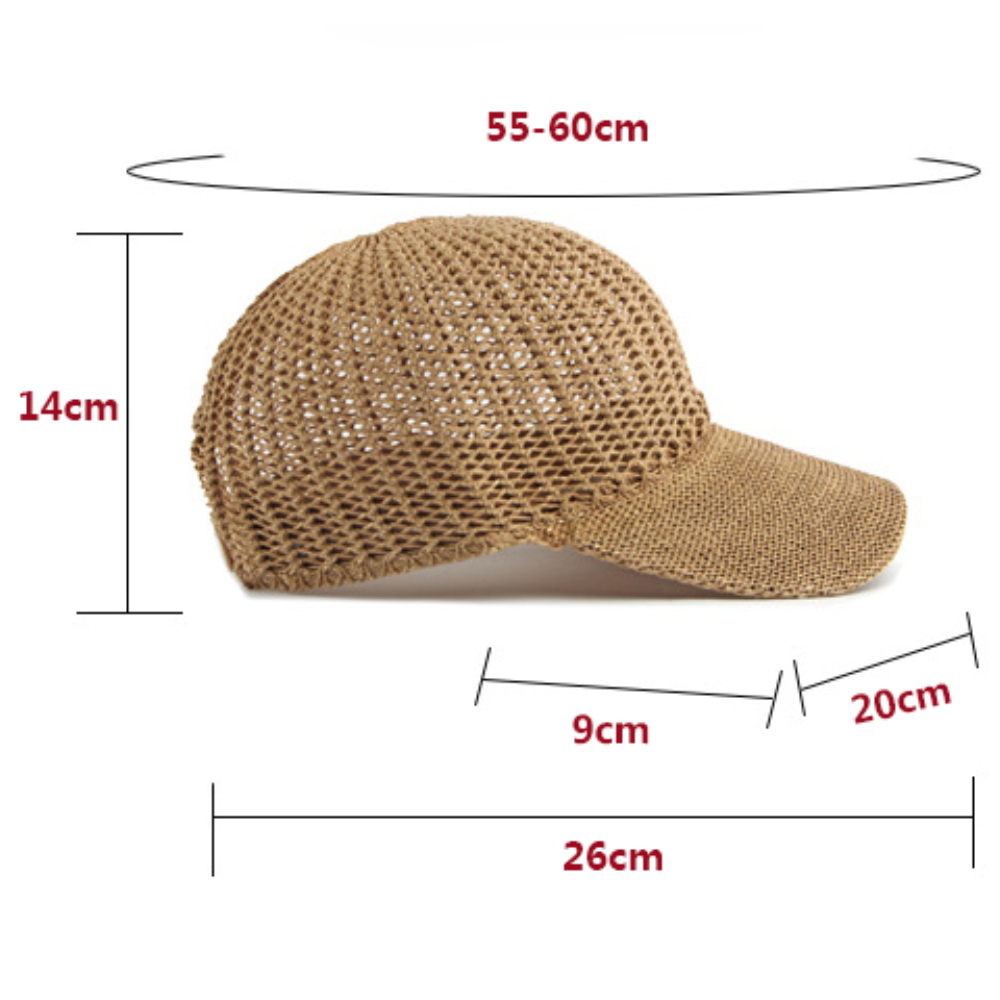 HT5086 Spring Summer Knitted B - Baseball Cap Structured incelemesi ve fiyatı