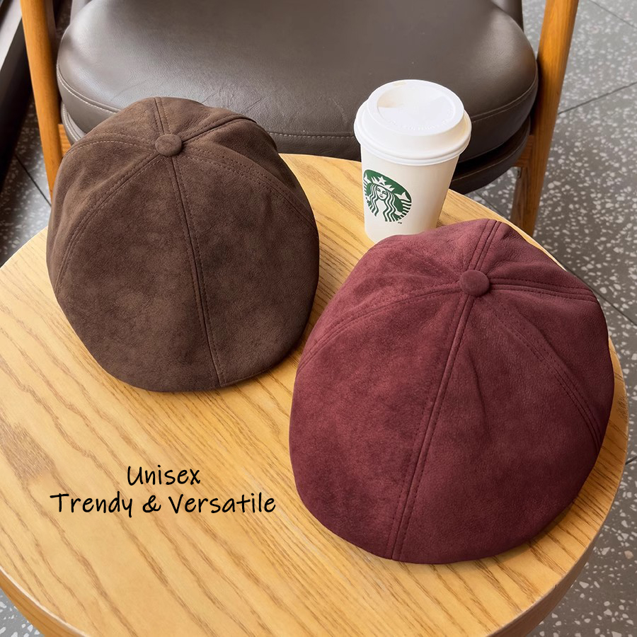 Vintage Suede Newsboy Cap Men  - Newsboy Cap Ivy incelemesi ve fiyatı