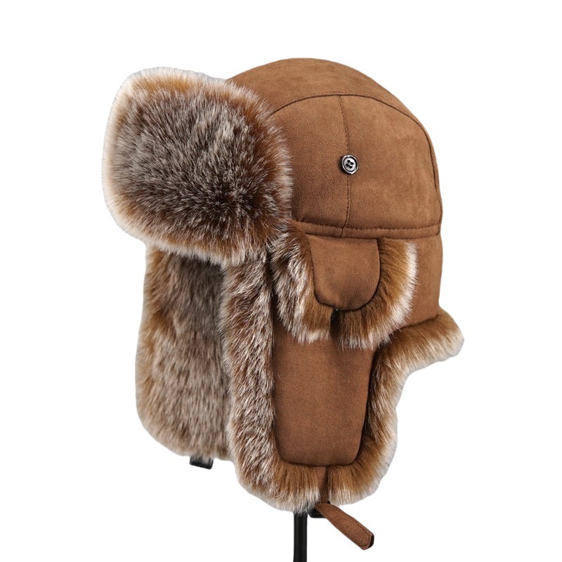 Men's Winter Imitation Fur Tra - Trapper Hat Ear Flap incelemesi ve fiyatı