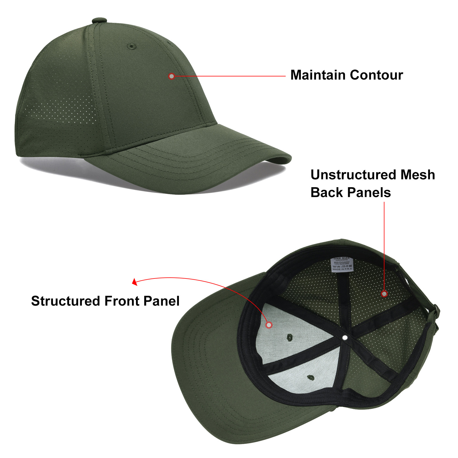 FUICUI Unisex Classic Mesh Adj - Golf Cap Dad incelemesi ve fiyatı