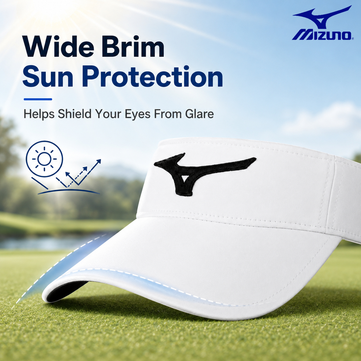 Mizuno Mens Golf Cap Hollow To - Running Cap Lightweight incelemesi ve fiyatı
