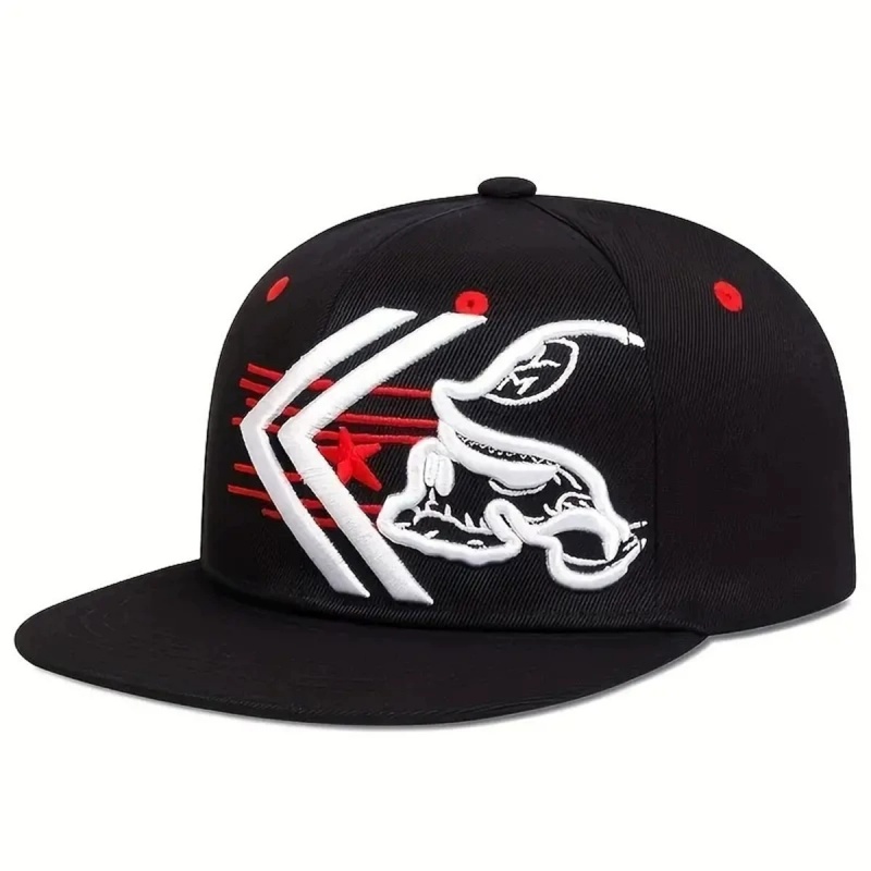 Unisex Skeleton Embroidery Bas - Snapback Hat Flat incelemesi ve fiyatı