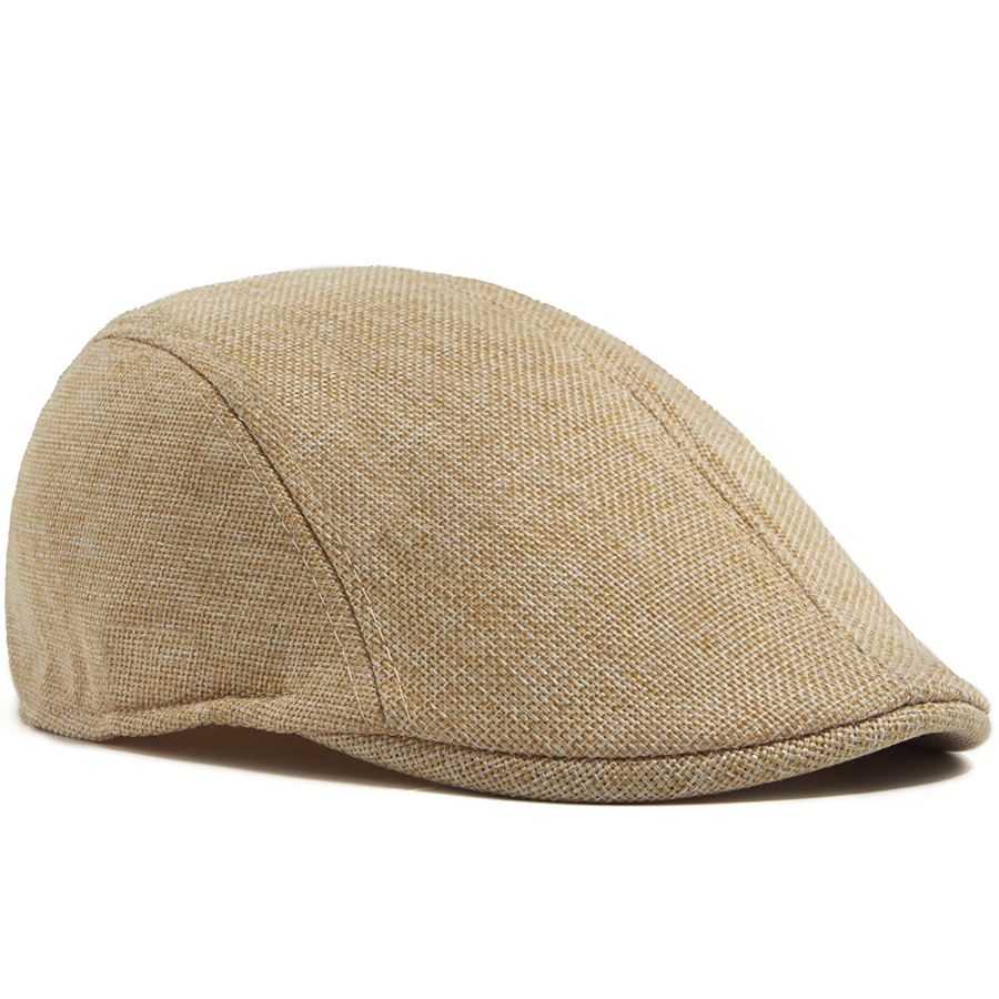 Men's Linen Flat Cap Spring Su - Newsboy Cap Ivy incelemesi ve fiyatı