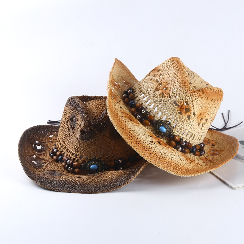 Spring and summer Spanish retr - Cowboy Hat Straw incelemesi ve fiyatı