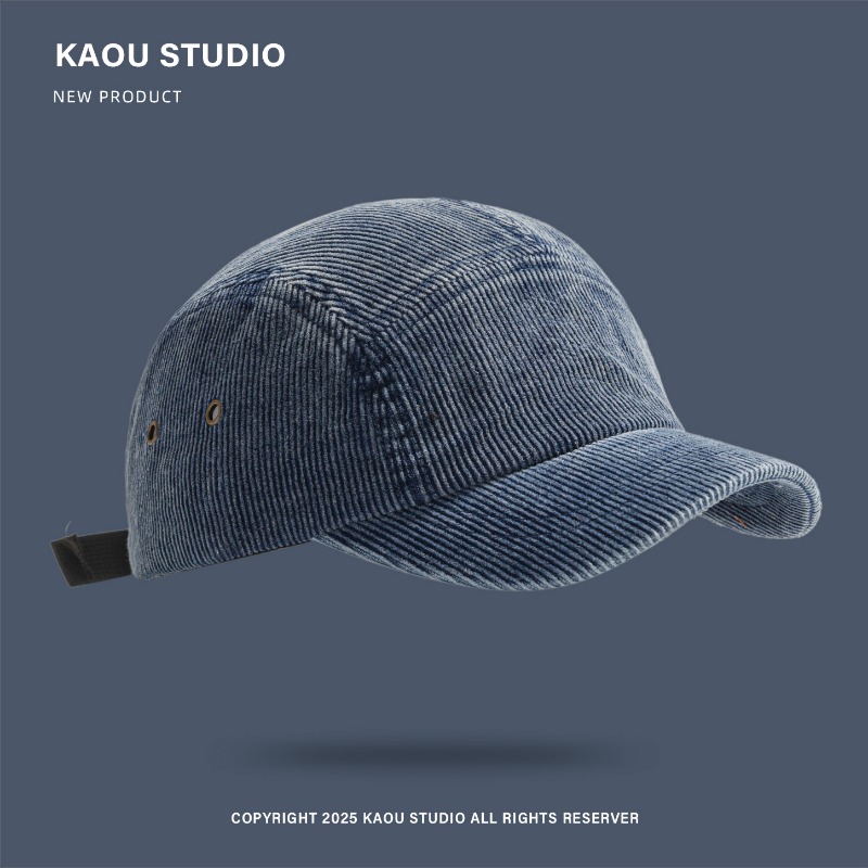 Japanese Retro Solid Color Cor - Corduroy Cap 5 Panel incelemesi ve fiyatı