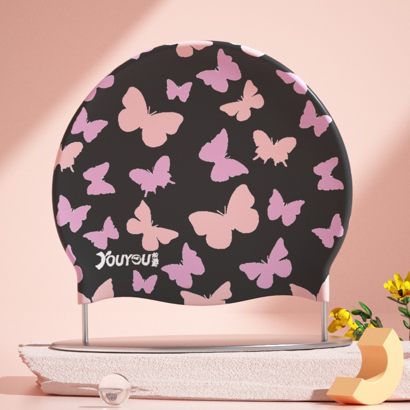 Adults High Elastic Cute Swimm - Swim Hat Silicone incelemesi ve fiyatı