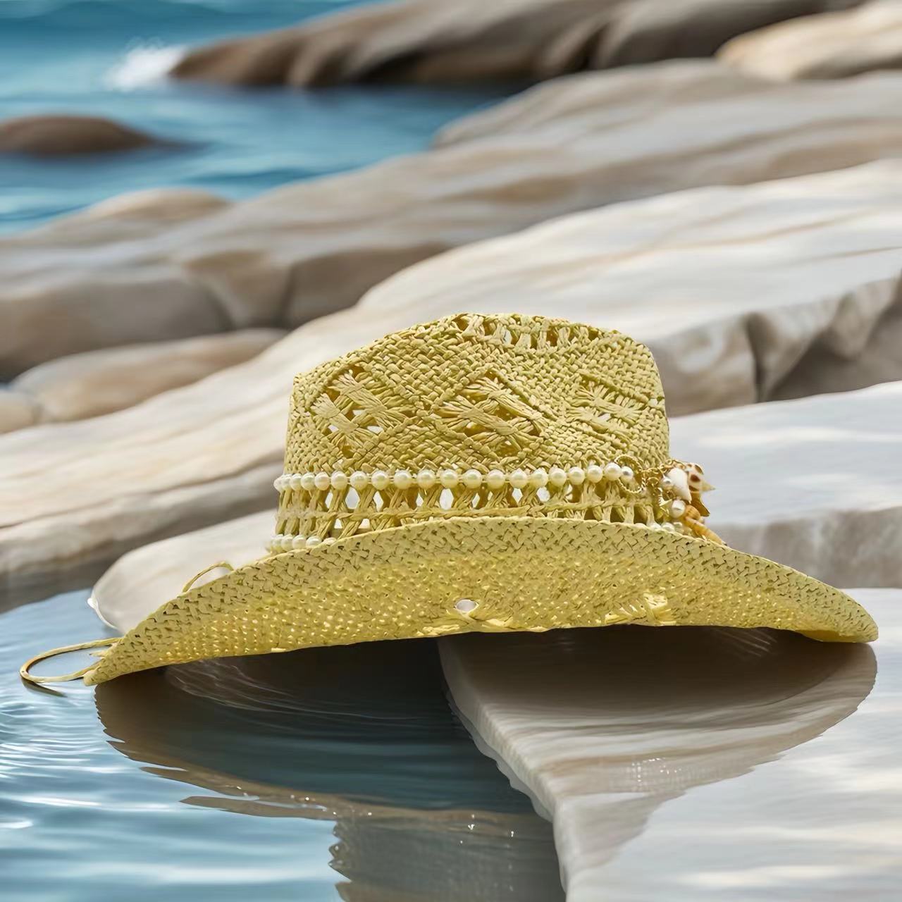 Rhinestone Cowboy Hat Straw Su - Cowboy Hat Straw incelemesi ve fiyatı