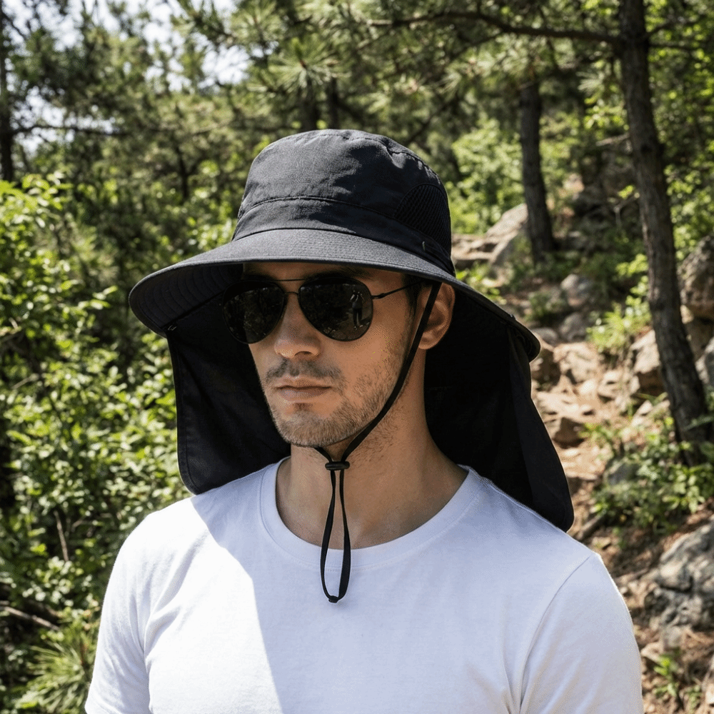 Removable Cloth Men Sun Hat Bi - Bucket Hat Cotton incelemesi ve fiyatı