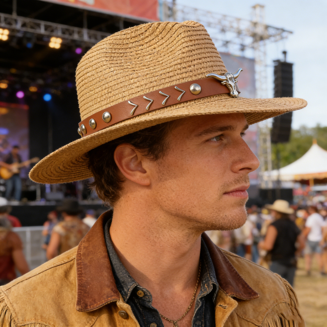 Vintage Straw Western Cowboy H - Cowboy Hat Straw incelemesi ve fiyatı