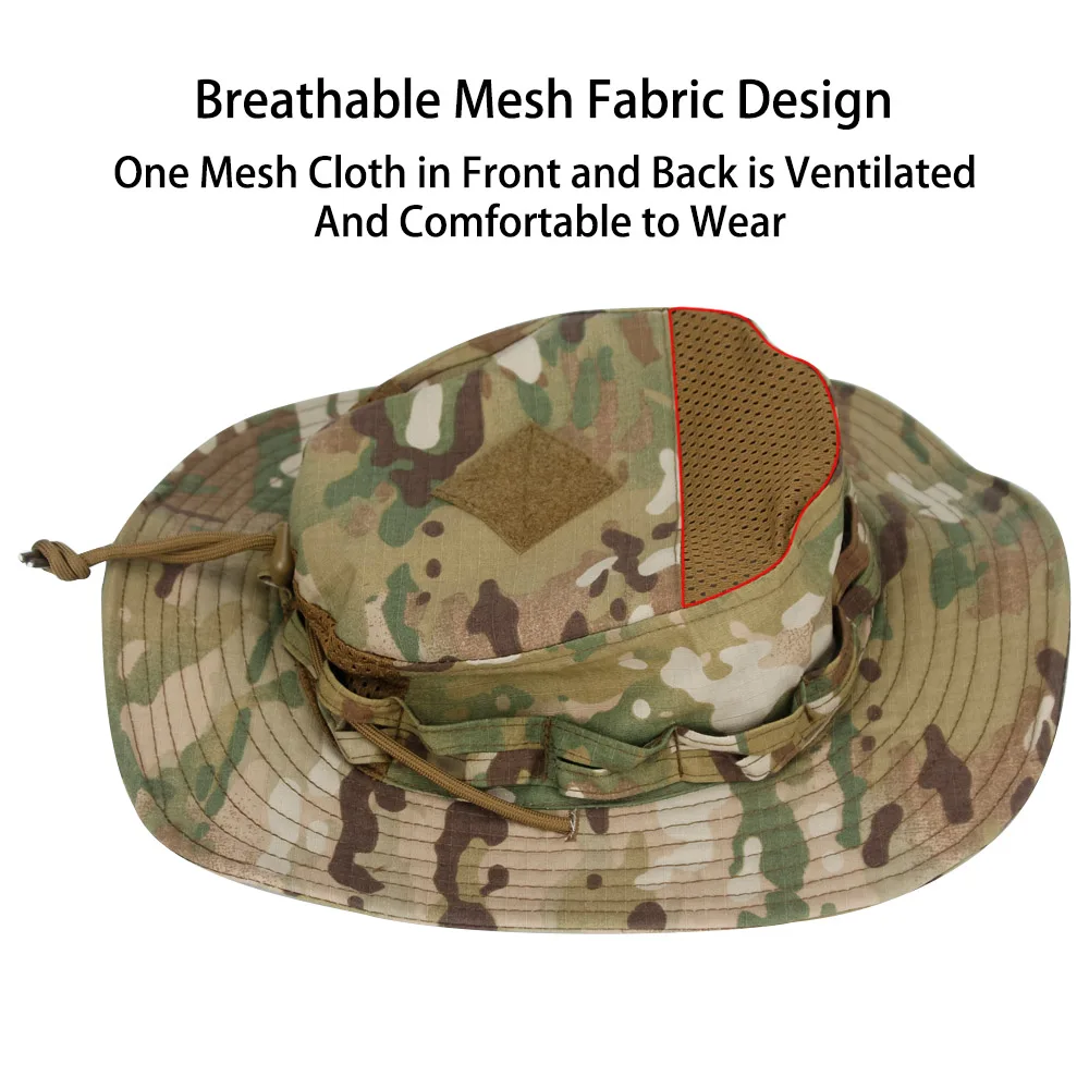 Tactical Camo Boonie Hat UPF 5 - Boonie Hat Tactical incelemesi ve fiyatı