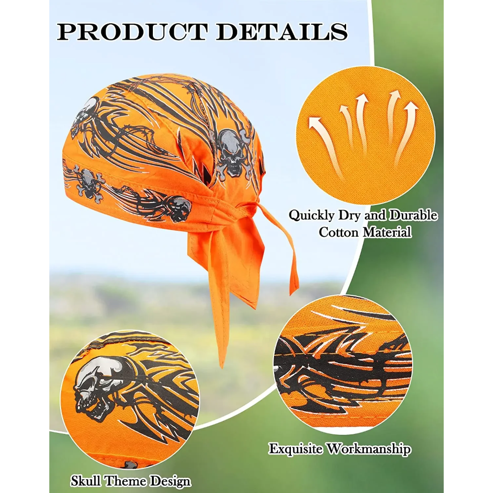 1pc Cycling Skull Pirate Cap H - Skull Cap Helmet Liner incelemesi ve fiyatı