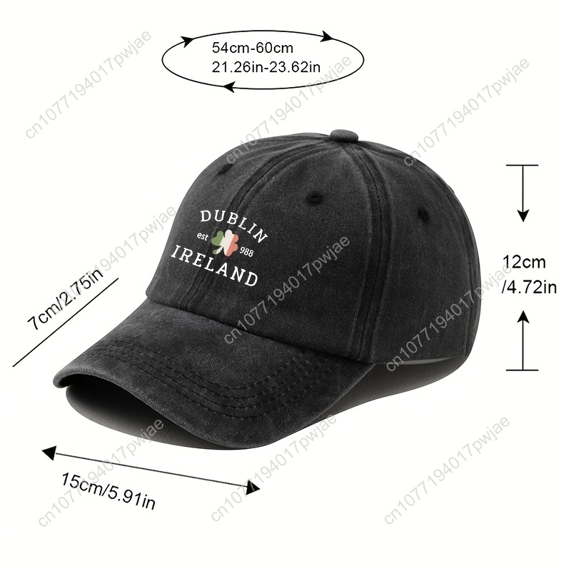 Dublin, Ireland Vintage Baseba - Bucket Hat Cotton incelemesi ve fiyatı