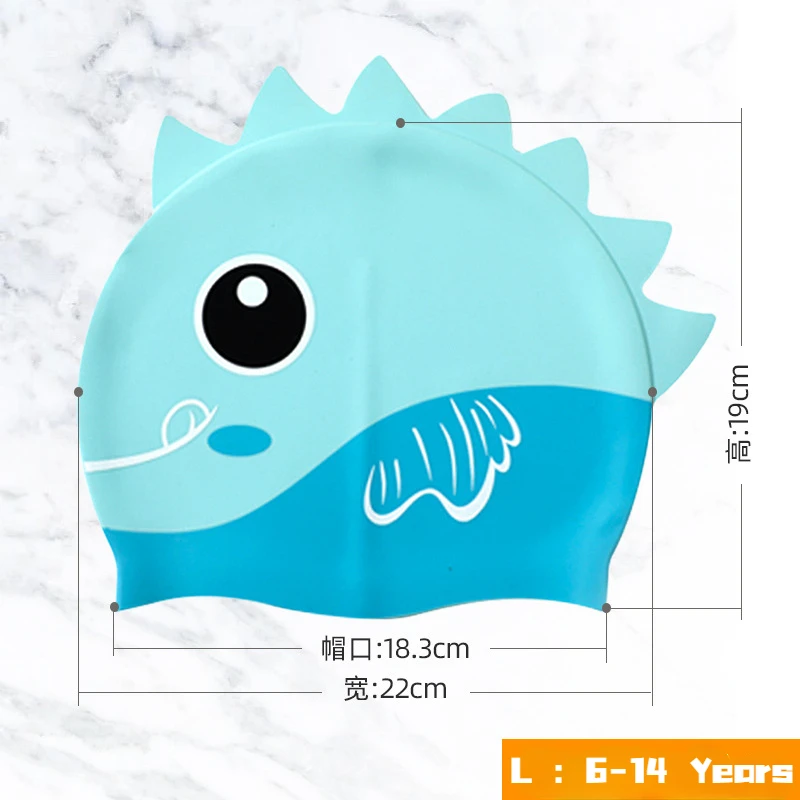 Cartoon Cute Fish Shark Silico - Swim Hat Silicone incelemesi ve fiyatı