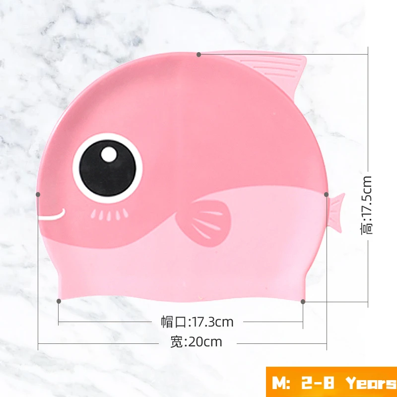 Cartoon Cute Fish Shark Silico - Swim Hat Silicone incelemesi ve fiyatı