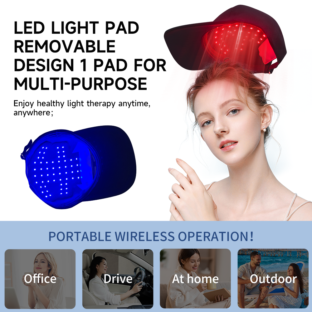 660nm&850nm Red Light Therapy  - Snapback Hat Flat incelemesi ve fiyatı