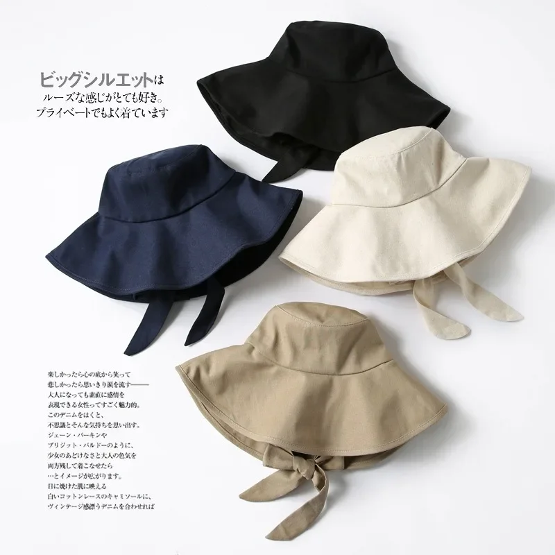 Summer Spring Japan Tie Bucket - Bucket Hat Cotton incelemesi ve fiyatı