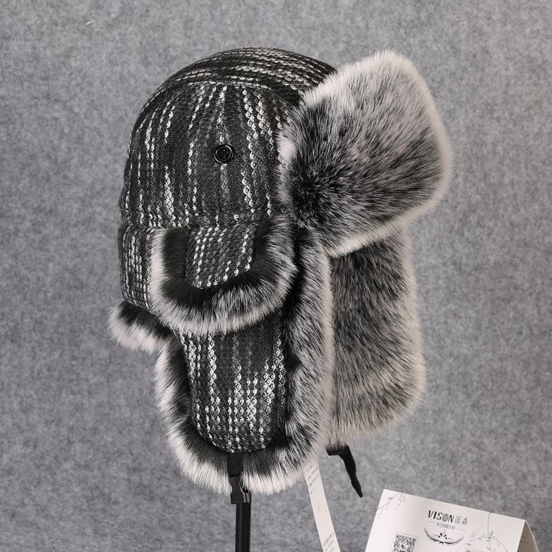 B-8433 Man Bomber Hat Rex Rabb - Winter Trapper Hat incelemesi ve fiyatı